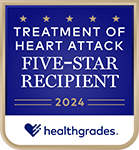 Healthgrades 5 Star Recipient - Treatment of Heart Attack